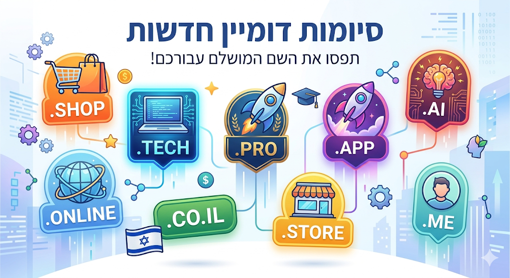 סיומות דומיין חדשות